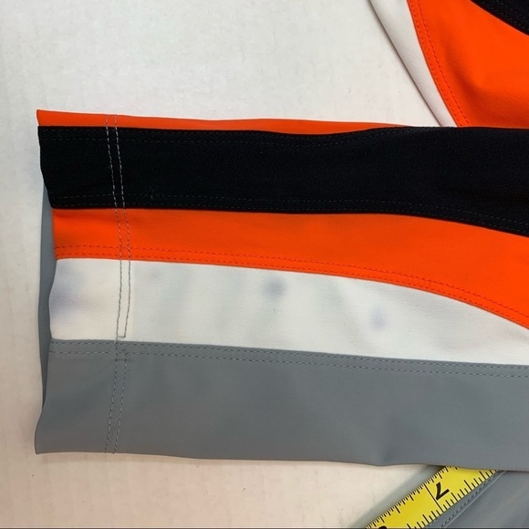 NO KA’ OI  leggings black orange gray and white - Picture 5 of 9